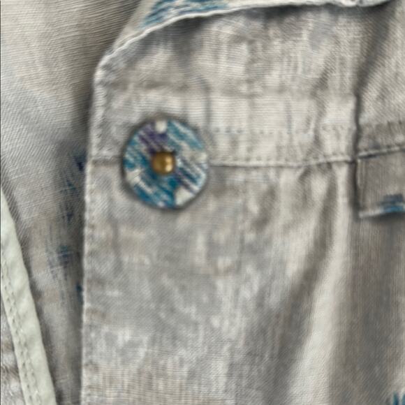 Coldwater Creek Stylish Gray and Blue Women's Jacket - Picture 9 of 11